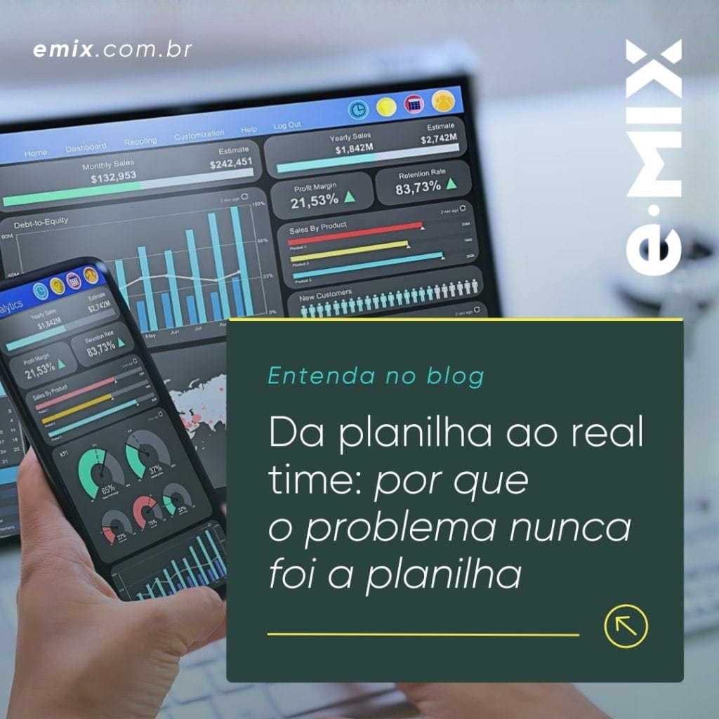 Da planilha ao real time: por que o problema nunca foi a planilha