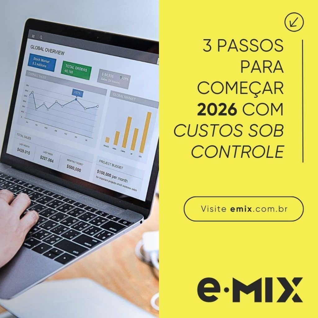 3 passos para começar 2026 com custos sob controle