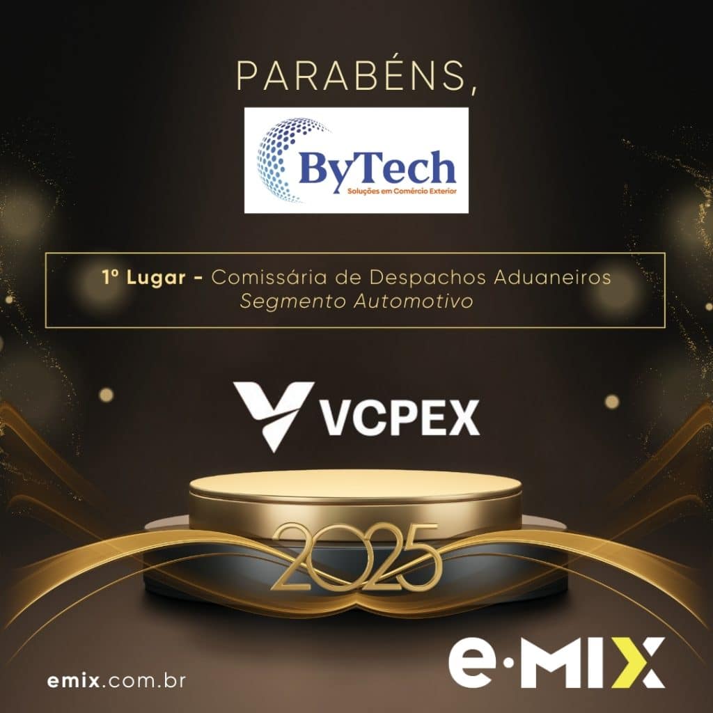 Despacho aduaneiro no setor automotivo: ByTech conquista reconhecimento no VCPEX 2025