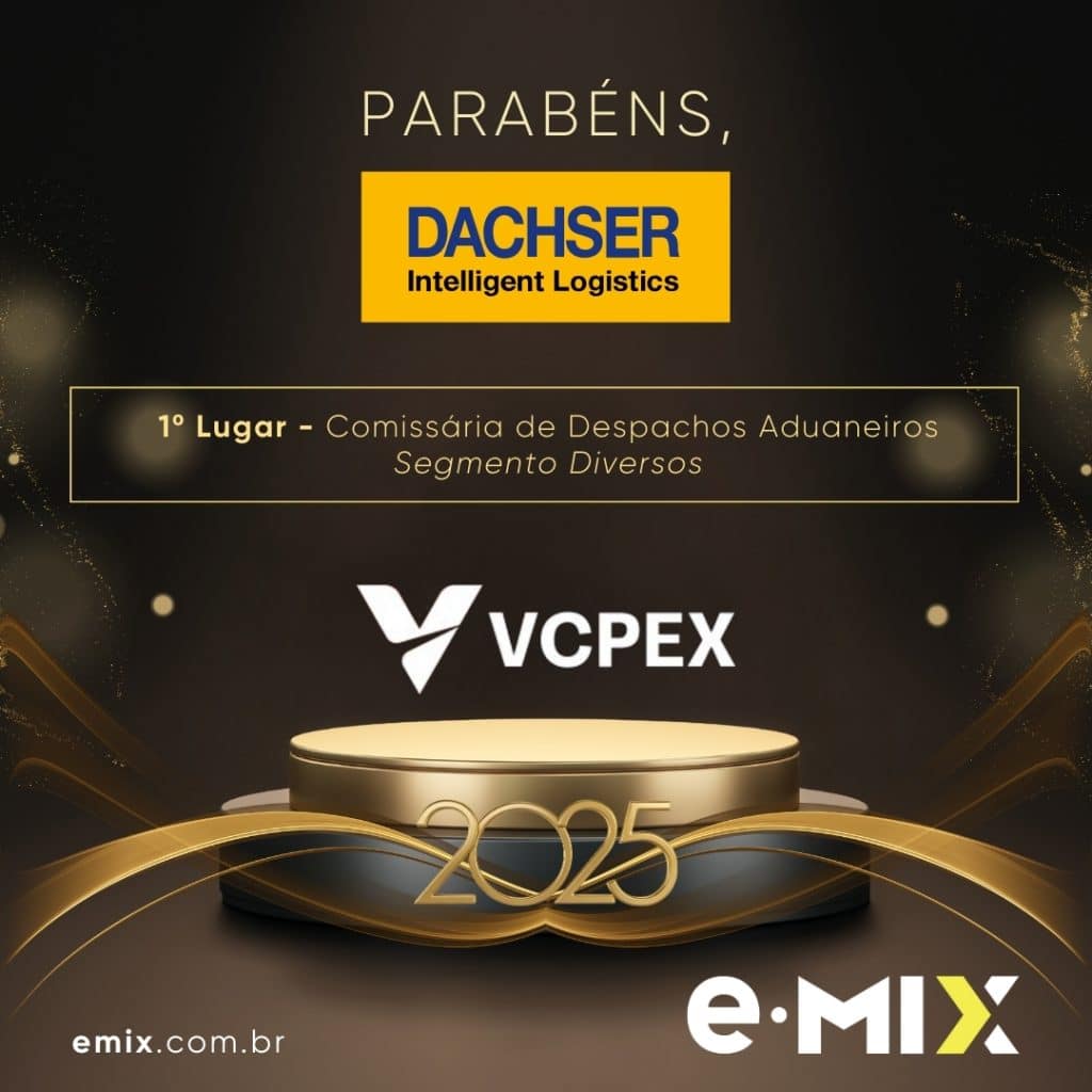 Governança e consistência no despacho aduaneiro: DACHSER é premiada no VCPEX 2025