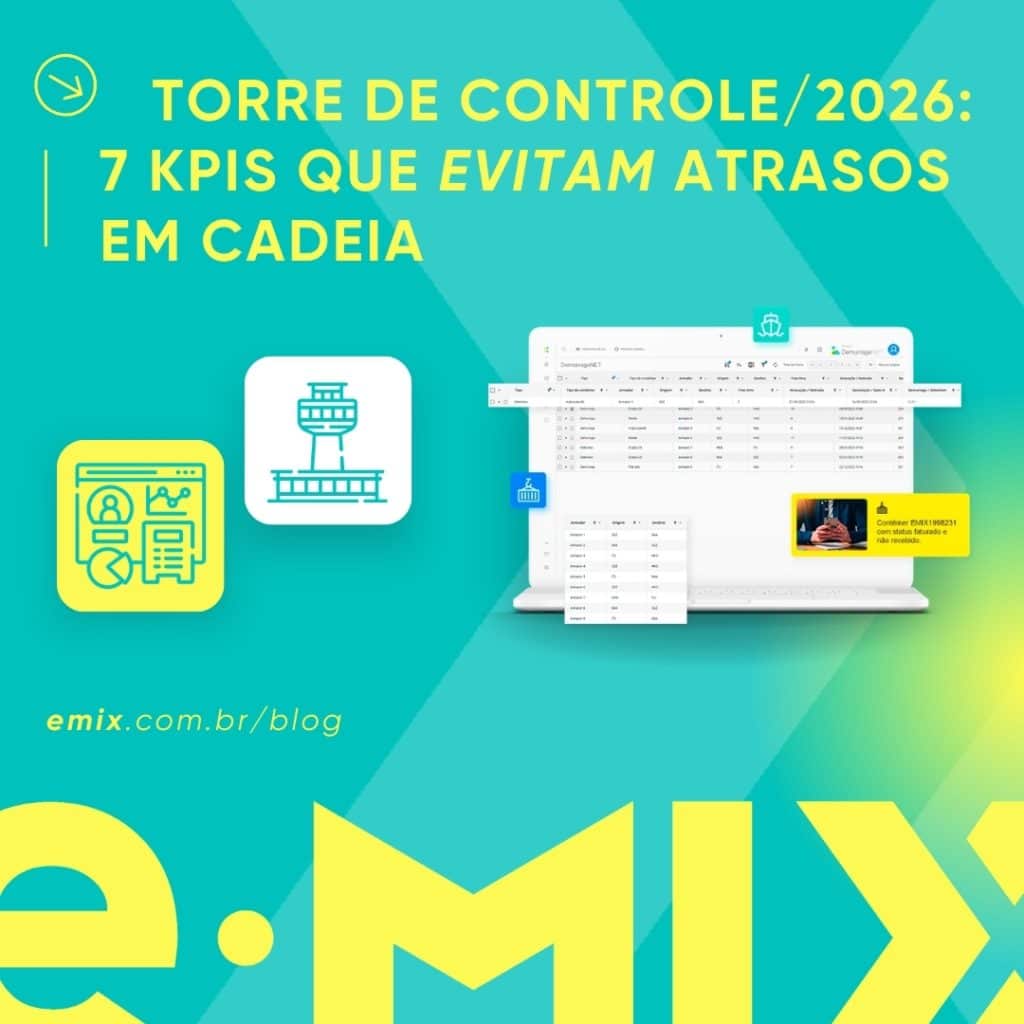 Torre de controle em 2026: 7 KPIs que evitam atrasos em cadeia