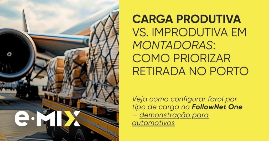 Carga produtiva vs. improdutiva em montadoras: como priorizar retirada no porto