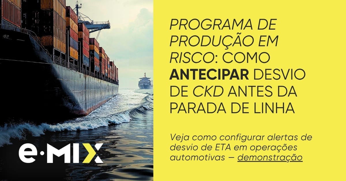 Programa de produção em risco: como antecipar desvio de CKD antes da parada de linha