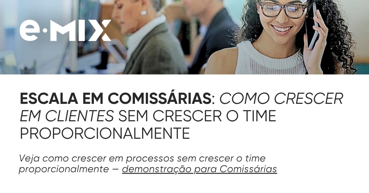 Escala em Comissárias: como crescer em clientes sem crescer o time proporcionalmente