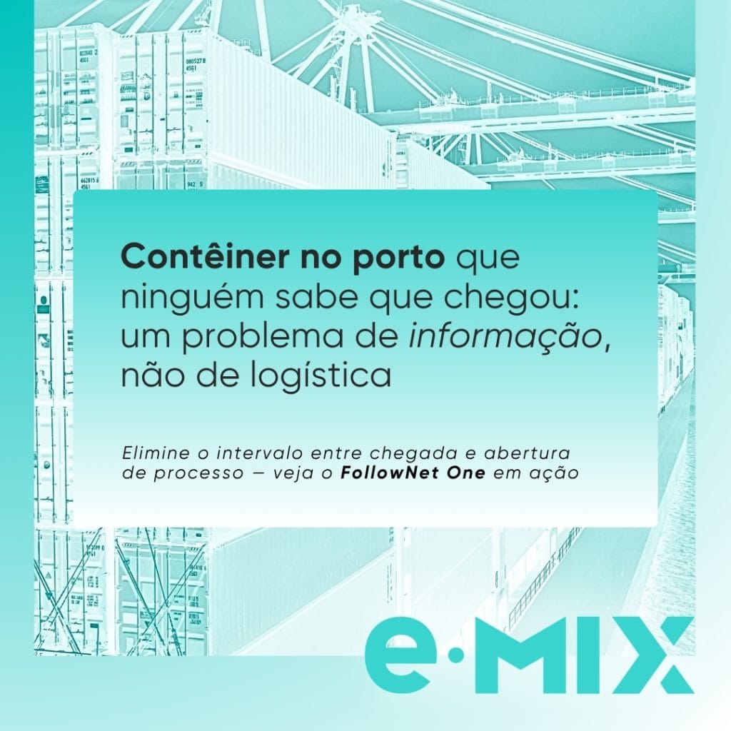 Contêiner no porto que ninguém sabe que chegou: um problema de informação, não de logística
