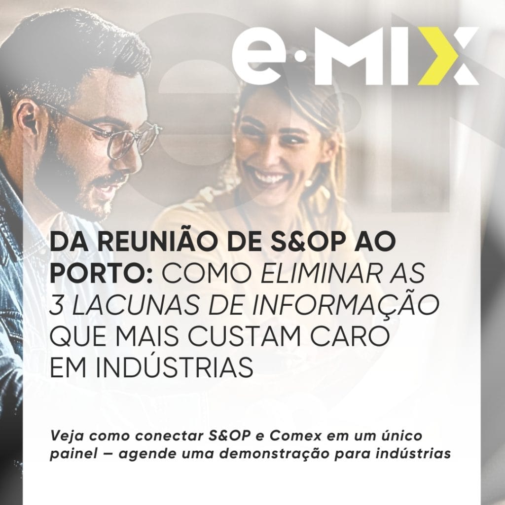 Da reunião de S&OP ao porto: como eliminar as 3 lacunas de informação que mais custam caro em indústrias