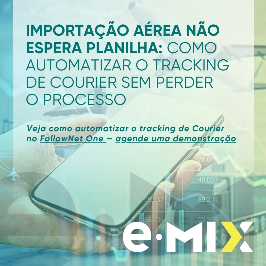 Importação aérea não espera planilha: como automatizar o tracking de Courier sem perder o processo