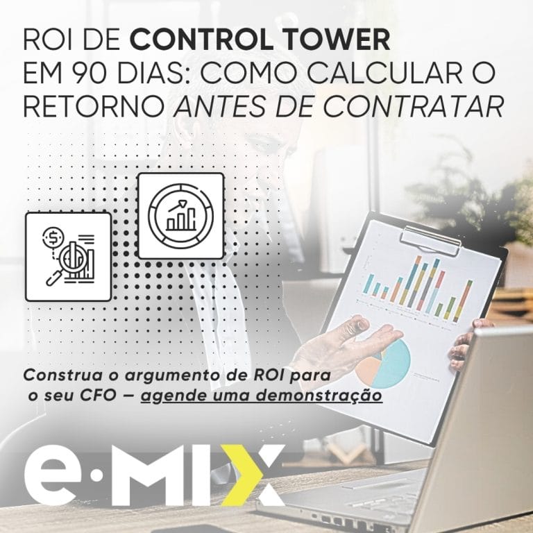 ROI de Control Tower em 90 dias: como calcular o retorno antes de contratar