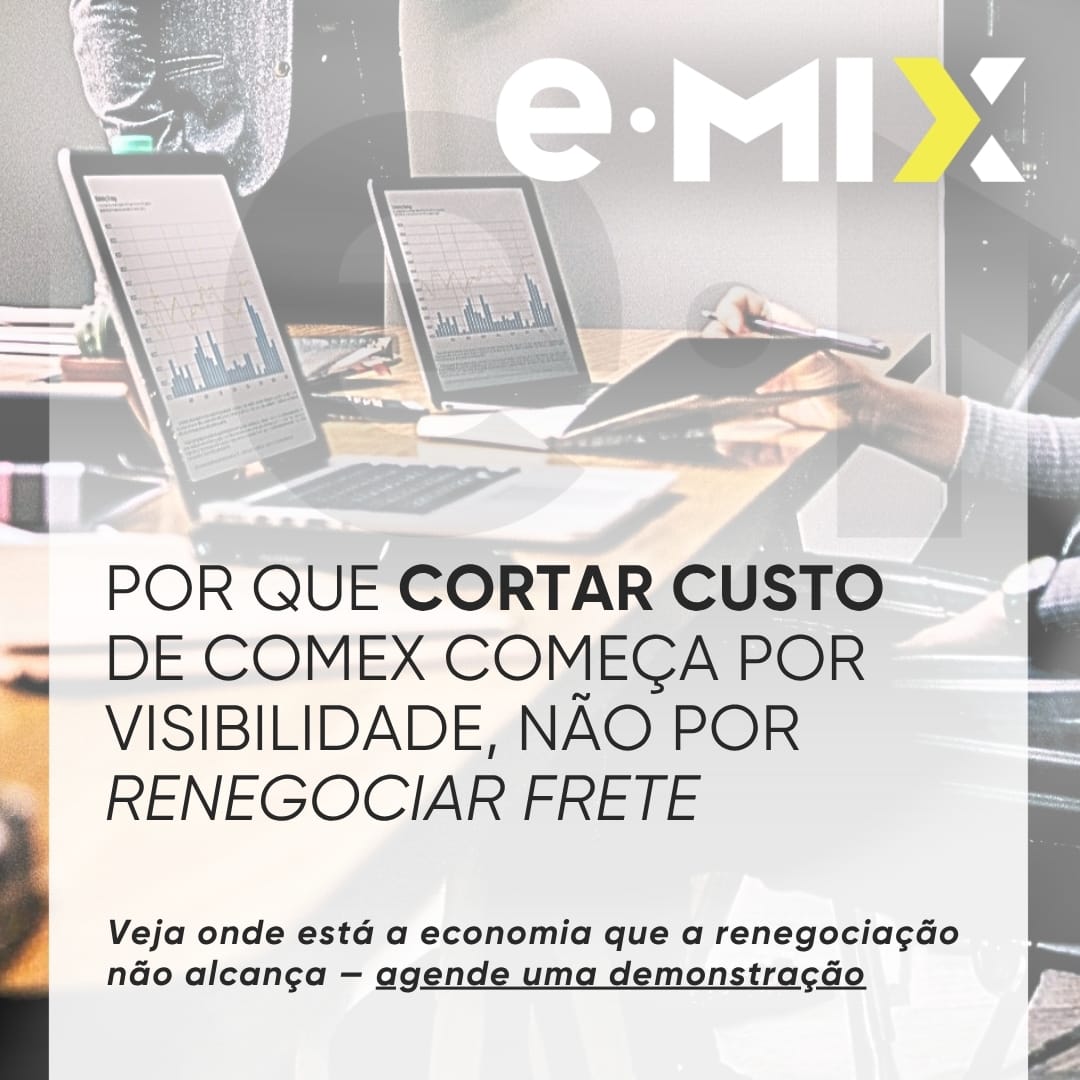 Por que cortar custo de Comex começa por visibilidade, não por renegociar frete