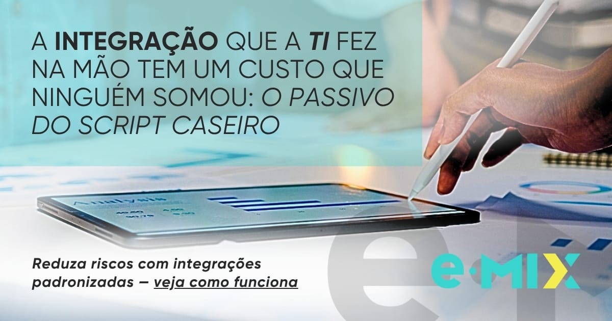 A integração que a TI fez na mão tem um custo que ninguém somou: o passivo do script caseiro
