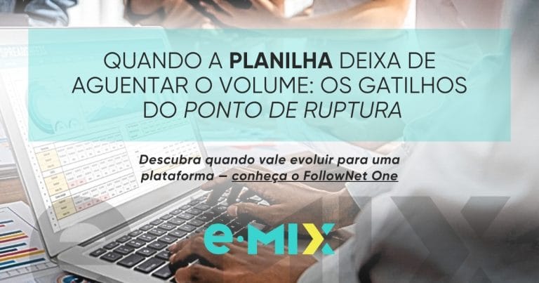 Quando a planilha deixa de aguentar o volume: os gatilhos do ponto de ruptura