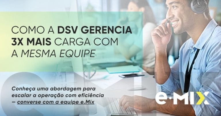 Como a DSV gerencia 3x mais carga com a mesma equipe