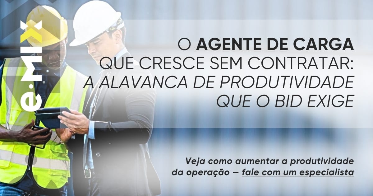 O agente de carga que cresce sem contratar: a alavanca de produtividade que o BID exige